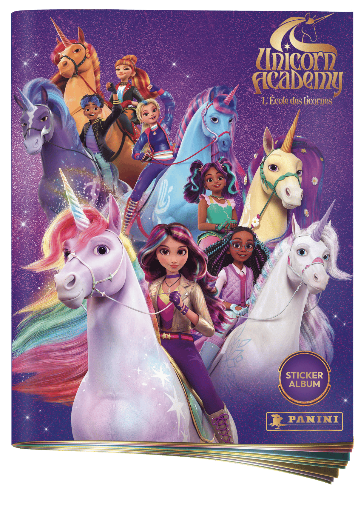 Album Panini L'école des licornes- Jeux de récré Cultura