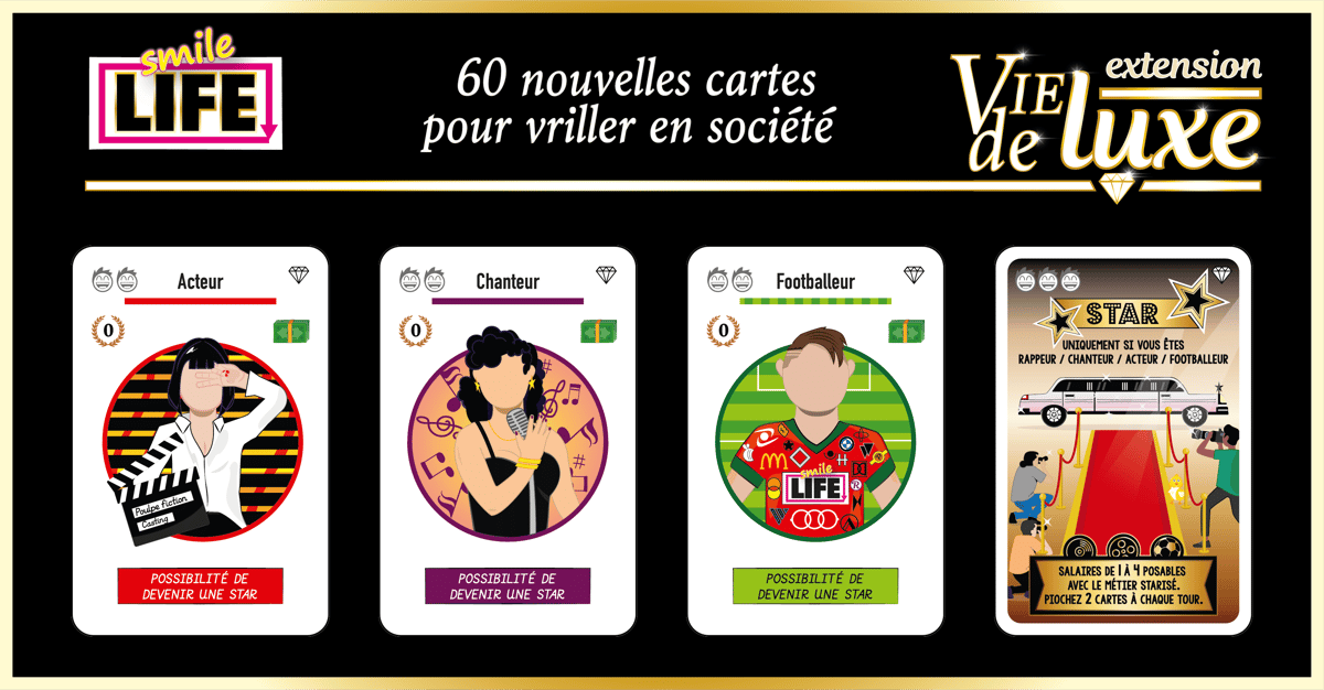 Smile life Extension vie de luxe Jeux d'ambiance Cultura