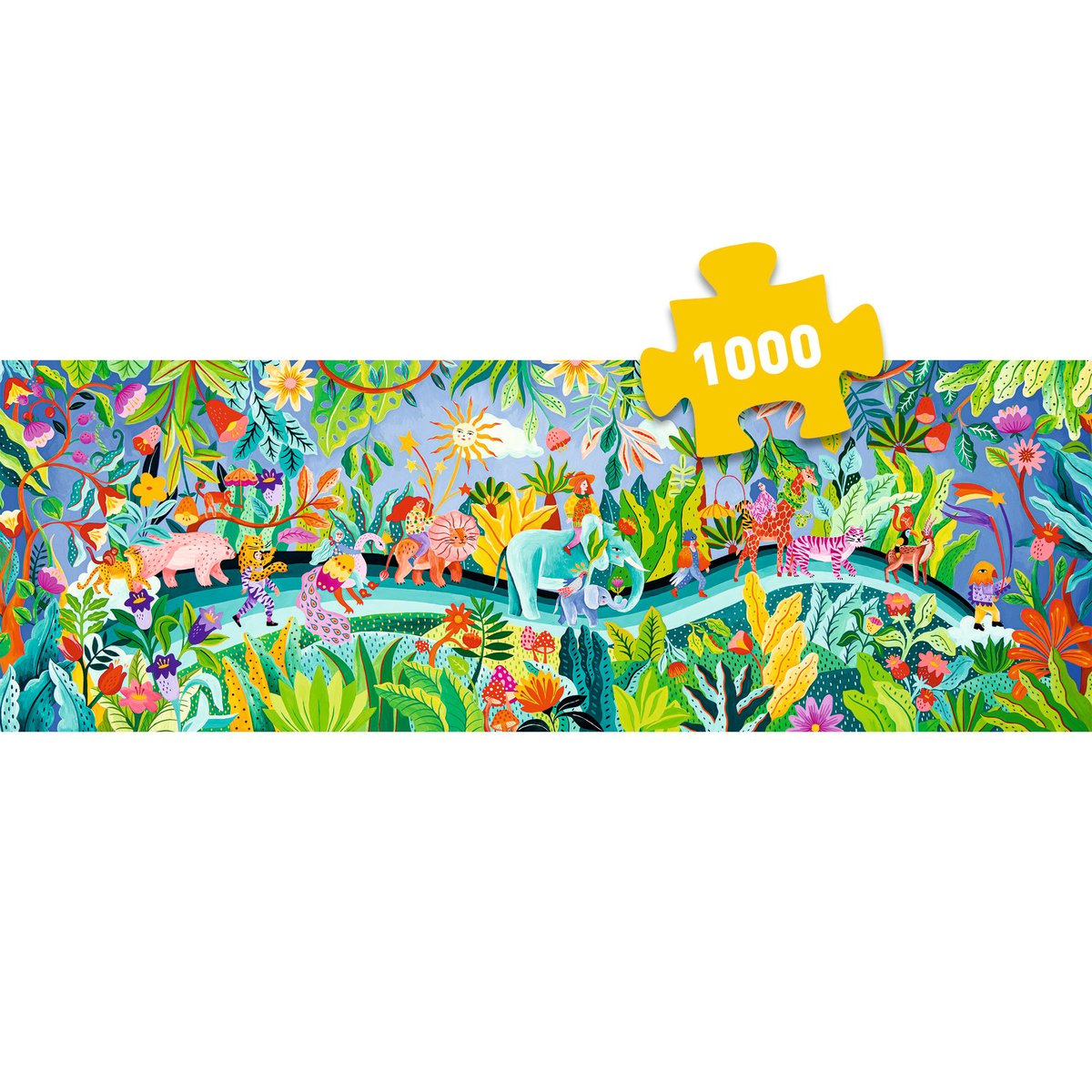 Casa De Fiesta DJECO – Multicolor – Juguete De Casa De Muñecas Para Niños Y Niñas
