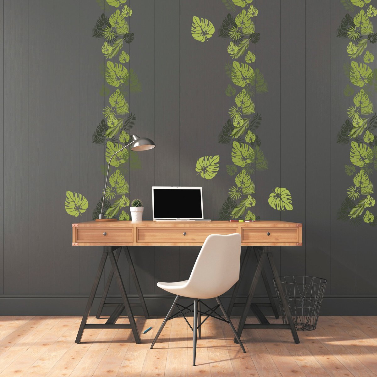 18 Pcs Pochoir De Feuilles Tropicales Pochoir De Peinture En Plastique Plantes Pochoirs Pour Peinture Pochoirs De Peinture Réutilisable Stencils De Peinture Pour Peinture Scrapbooking Meubles Mur