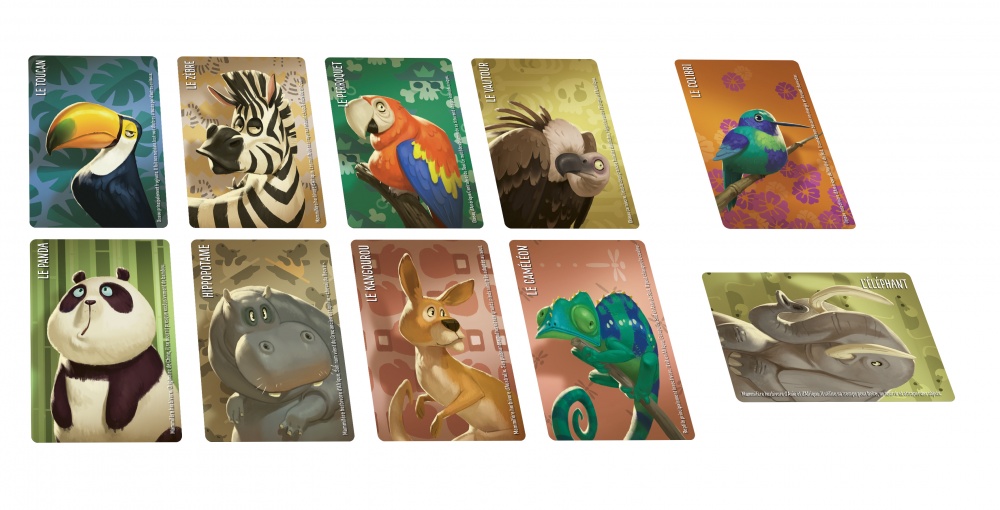 GIGAMIC Animaux Sauvages, Jeu de Déduction coopératif HSSA
