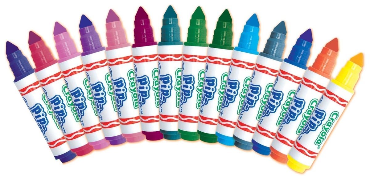 Crayola - 14 Mini Feutres Lavables - Format de poche - Pointe Maxi - Couleurs assorties - Pour l'école et les loisirs - 8343