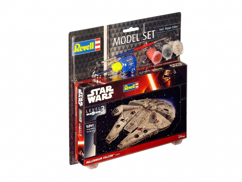 Revell Millenium Falcon – Maquette Carton 216 Pièces – Sans Colle – 24,8 Cm – Star Wars – Dès 8 Ans