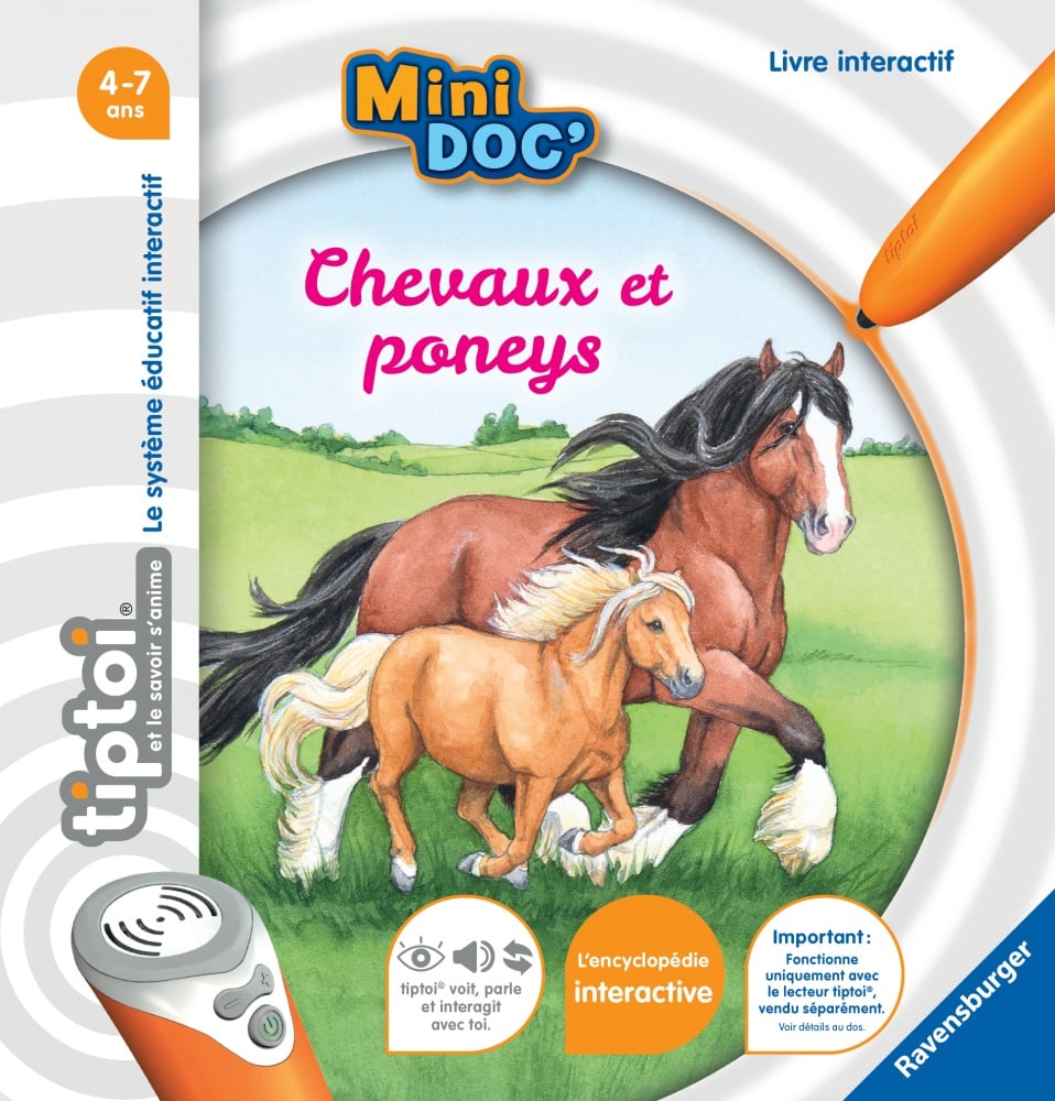 Ravensburger Tiptoi Libro Gioco Educativo 'Avventura Apprendimento' In Tedesco + Adesivi Per Bambini In Età Prescolare