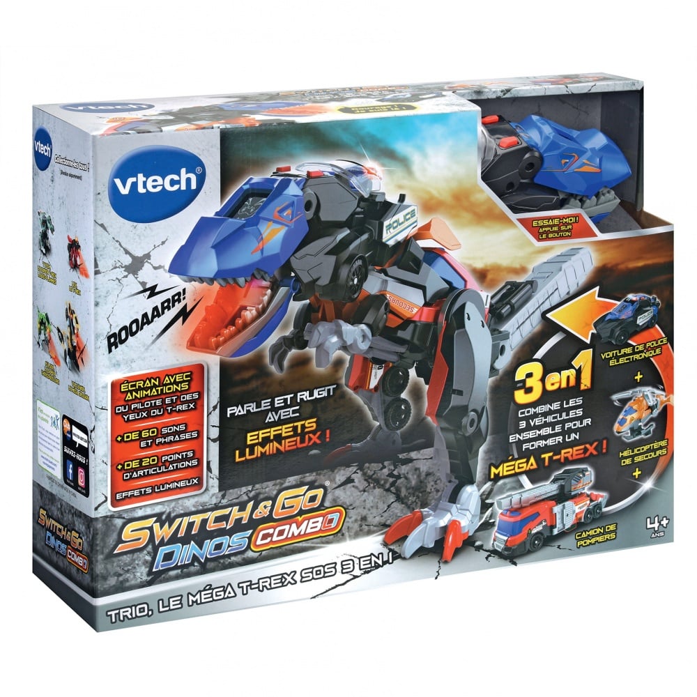 Switch And Go Dinos - Mega Mastor Le Brachiosaure - Vtech - Neuf