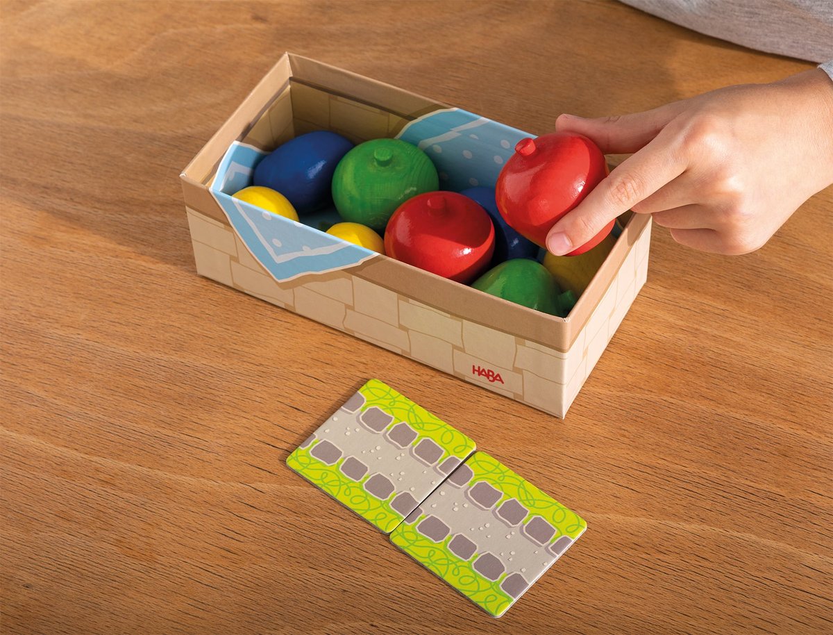 Haba Mon Premier Verger – Jeu Coopératif En Bois Dès 2 Ans – Apprendre Les Couleurs Et Formes En S’amusant – 1 à 4 Joueurs – Fabrication Européenne