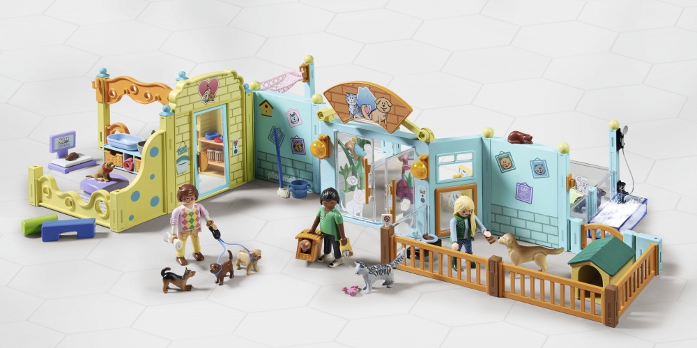 PLAYMOBIL Hôtel des animaux soigneurs accessoires 71742 Jeux