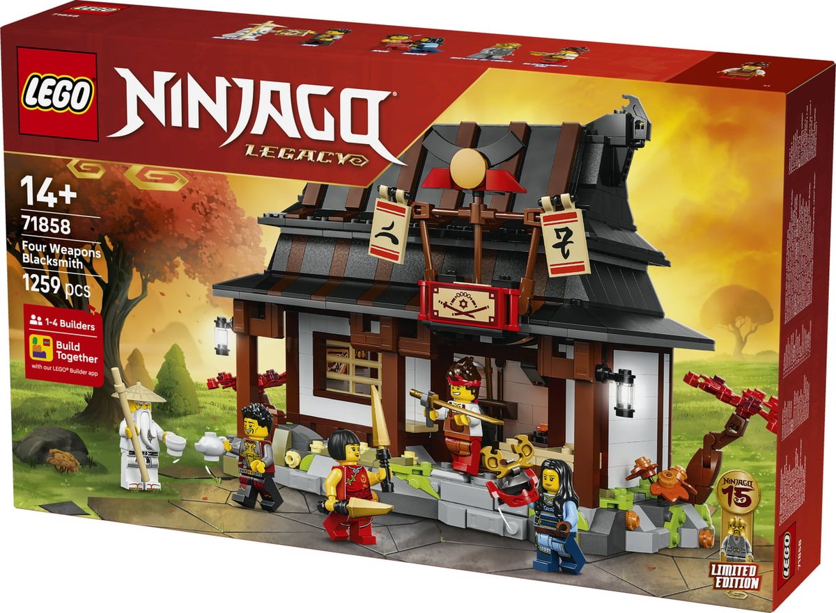 LEGO® 71858 - 15e anniversaire : La forge des quatre armes - LEGO