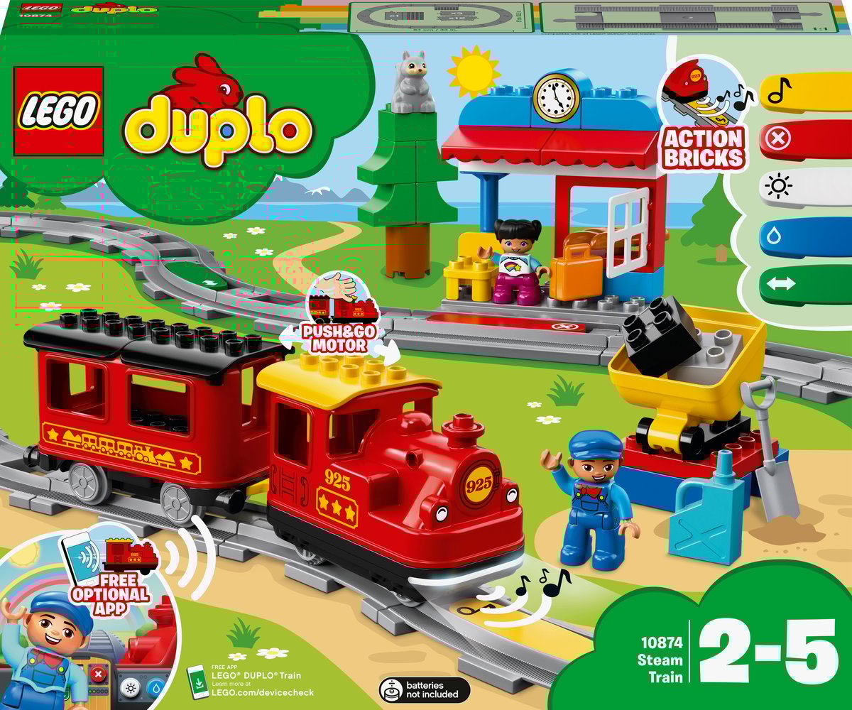 Le train à vapeur LEGO® DUPLO® Ma ville 10874 Jeux de