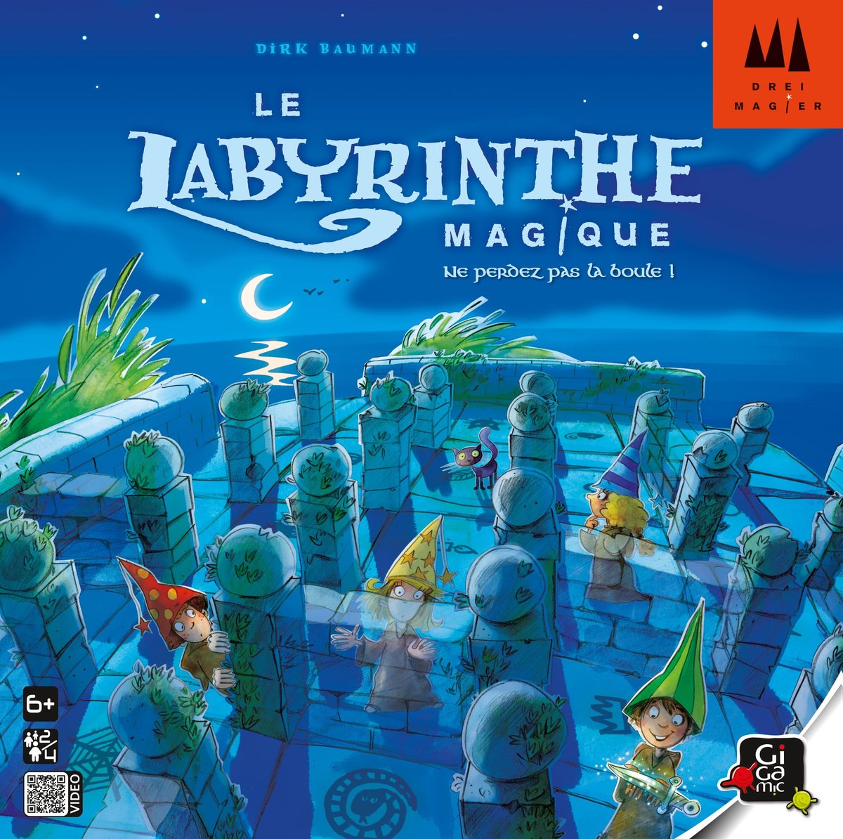 Labyrinthe magique - Gigamic - Jeux de société enfant | Cultura