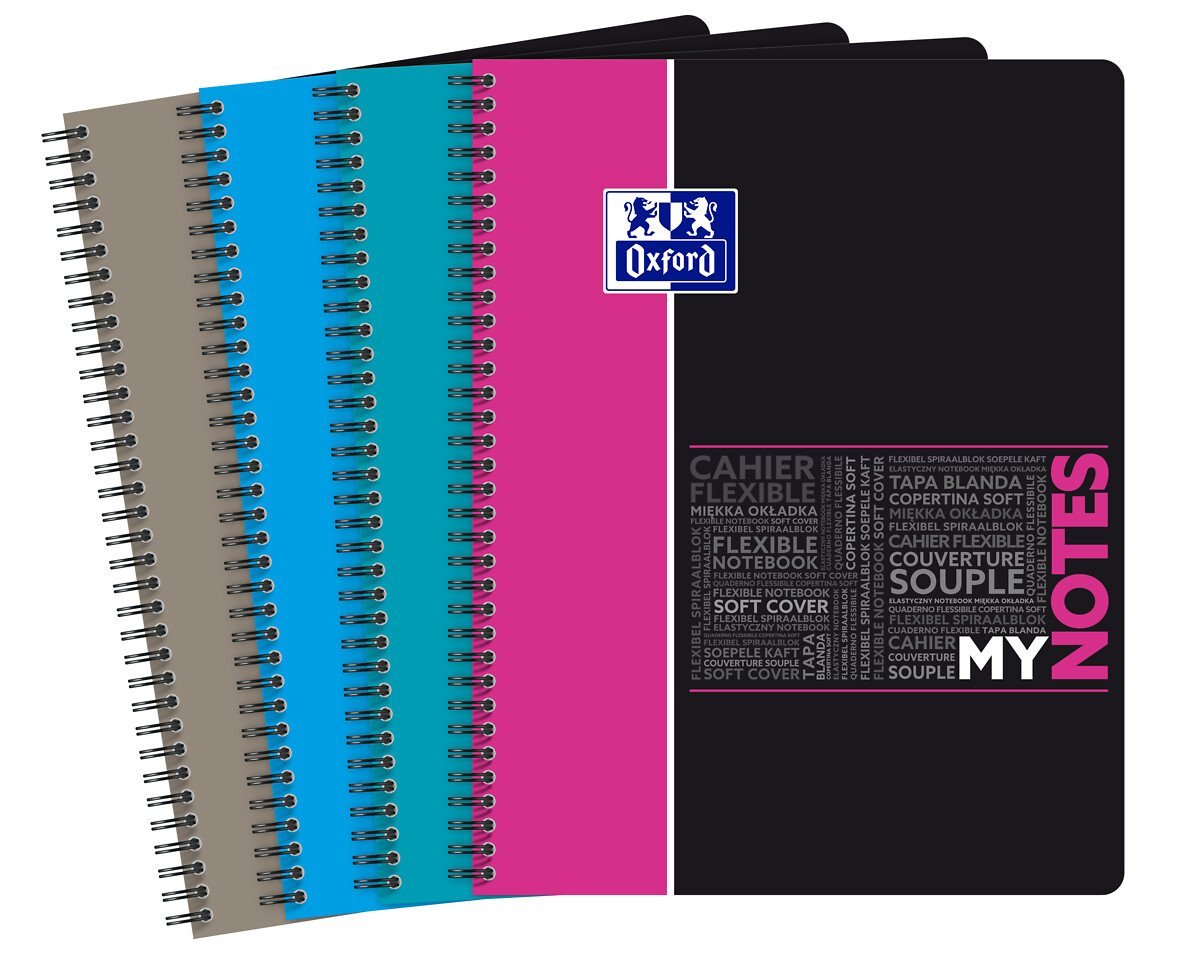 1 Cahier - A4+ 24 x 29,5 cm - My Notes - Oxford - 160 pages