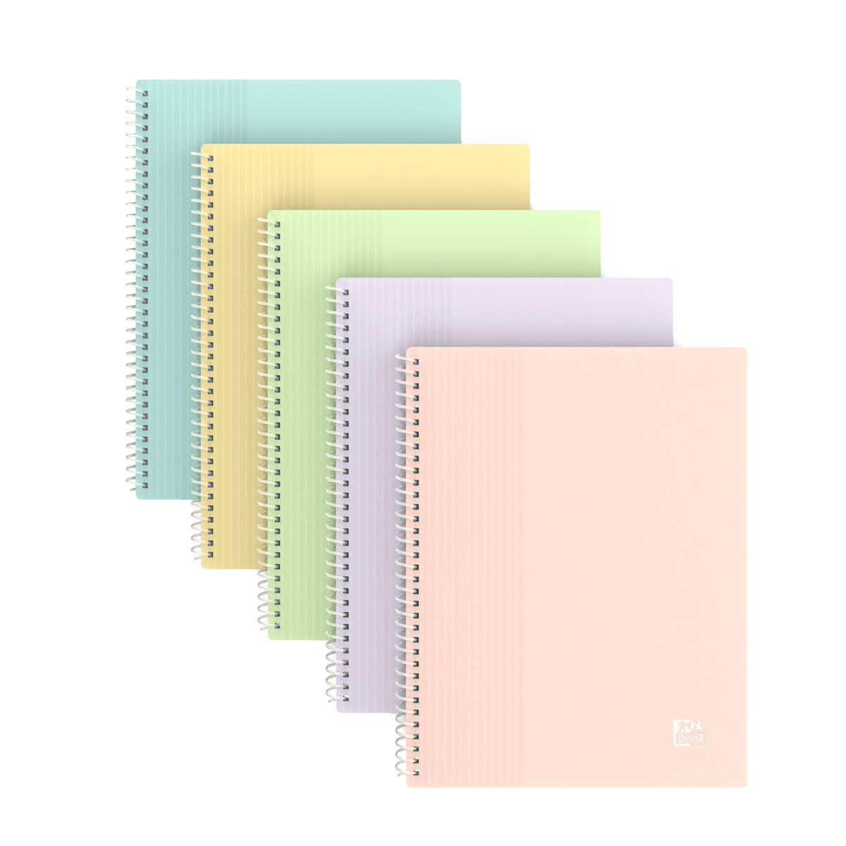 Porte-fiches Bristol A5 Oxford School Life - 40 Pochettes Couverture Polypro Pastel