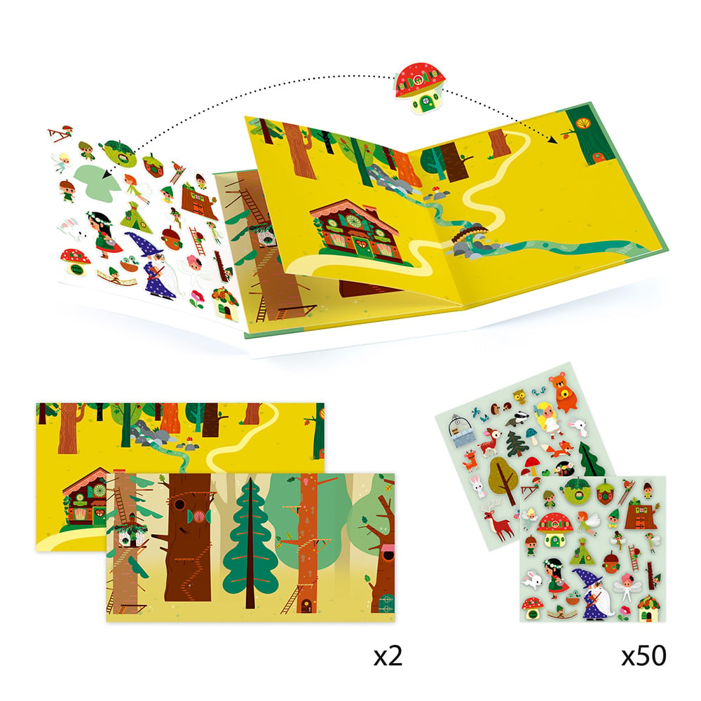 Achetez stickers repositionnables la fanfare Djeco - Boutique Achetez stickers repositionnables la fanfare Djeco - Boutique