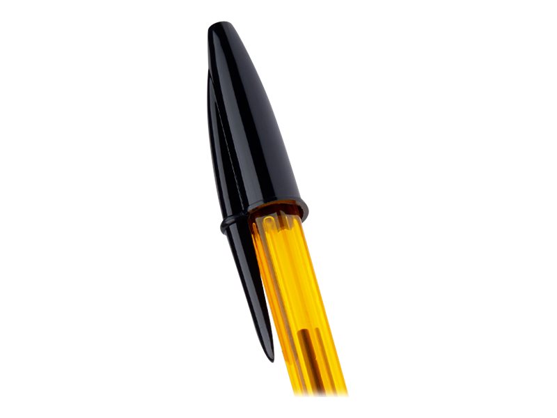 Stylos BIC Cristal Original - Pointe Moyenne 1,0 Mm - Noir - Lot De 4