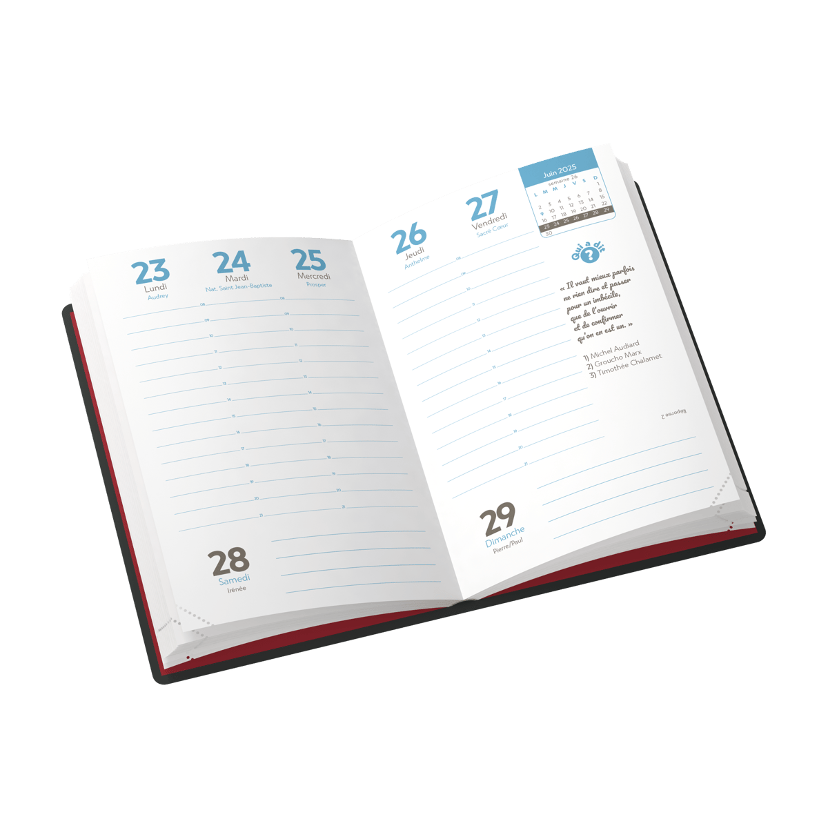 BE YOU - Extra White, Agenda Scolaire 2025-2026, 12 Mois