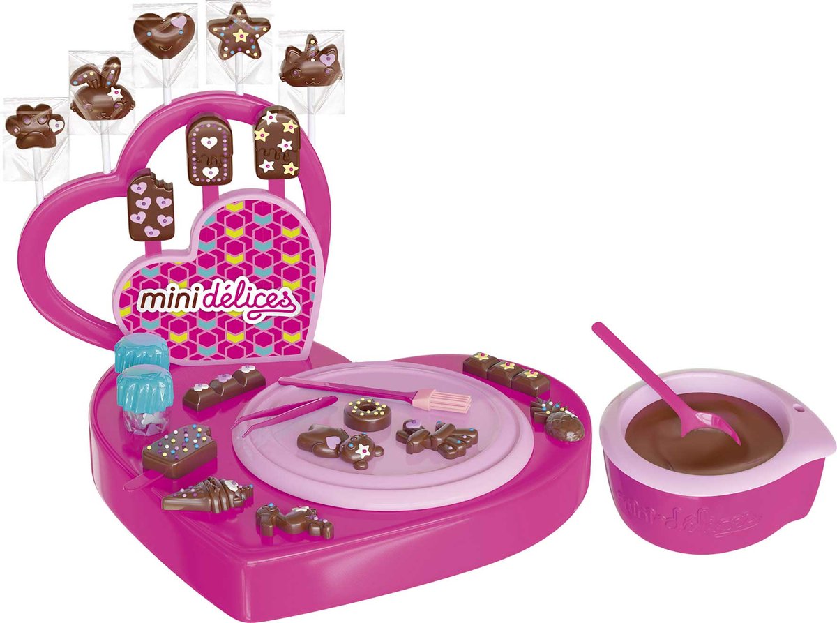 Kit Cuisine Enfant Lansay Mini Délices - Créez Vos Tablettes De Chocolat - Accessoires Inclus - Dès 6 Ans