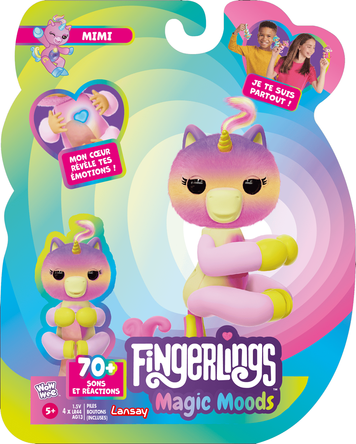 Fingerlings Magic Moods Mimi La Licorne Lansay Jeux de récré