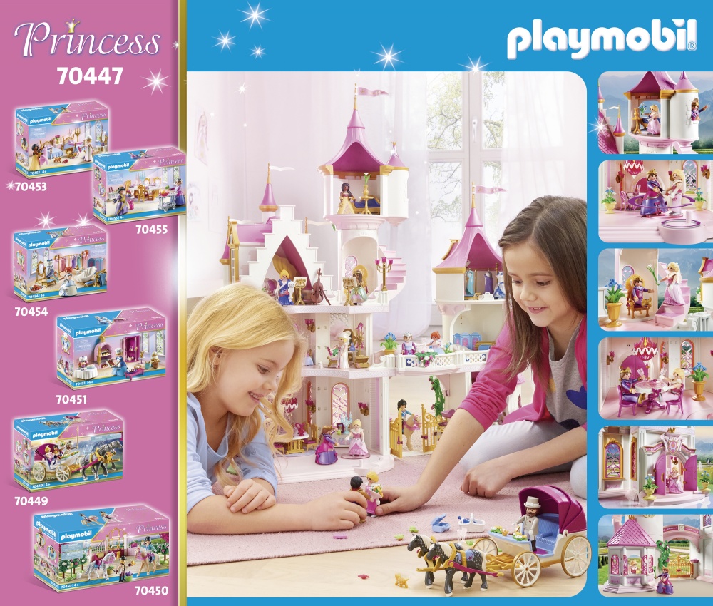 princesse playmobil rose , 60 cm de hauteur figurine état