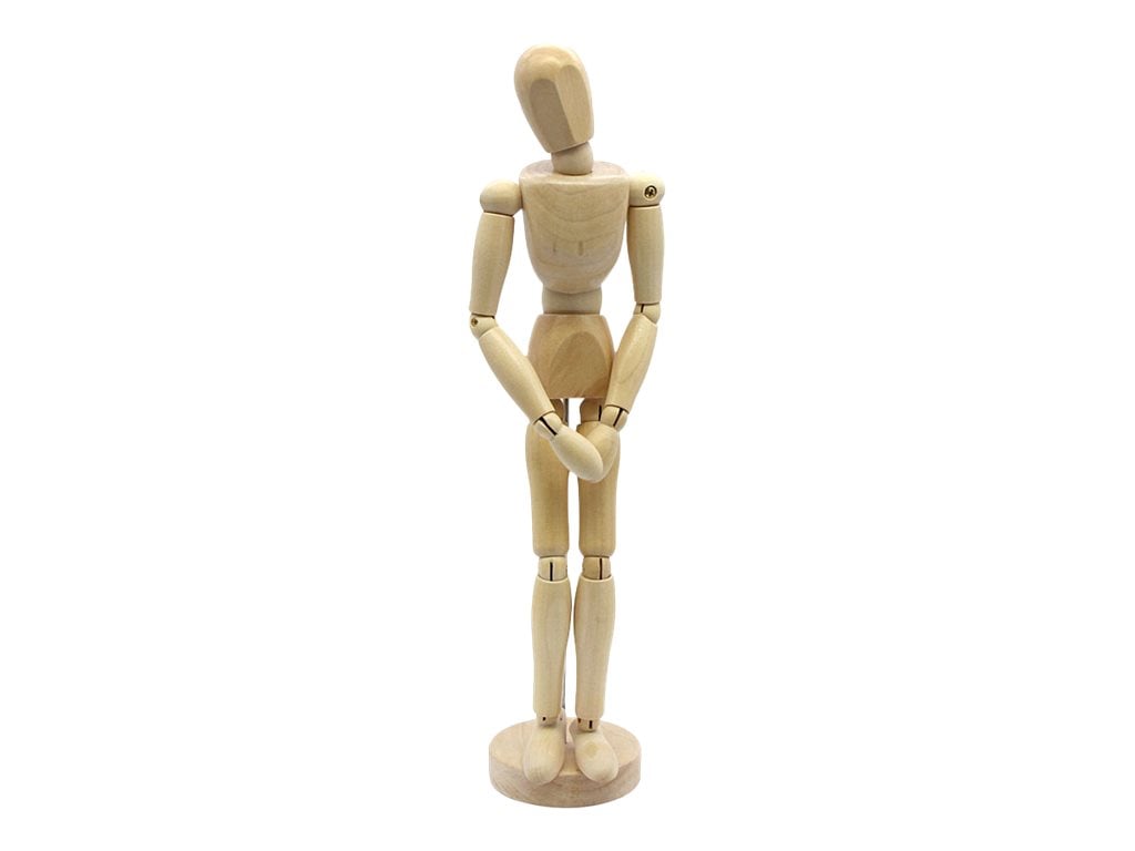 Mannequin en bois - TBEST - Modèle mobile - Articulé - Pour artistes - 5.5 pouces Mannequin en bois - TBEST - Modèle mobile - Articulé - Pour artistes - 5.5 pouces