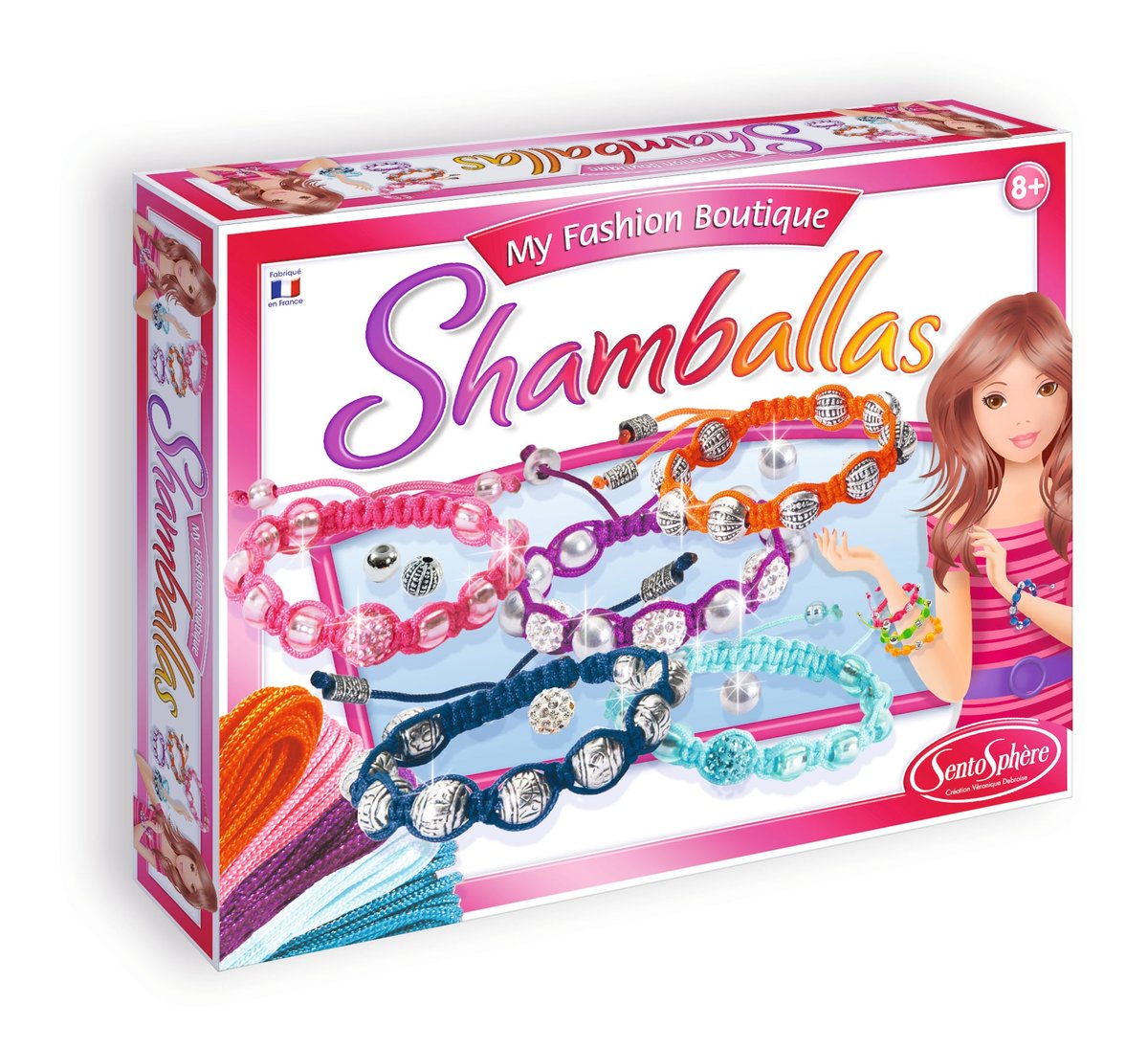 Sentosphere Shamballa-Armband Set – DIY, 5 Armbänder, Tibetischer Stil