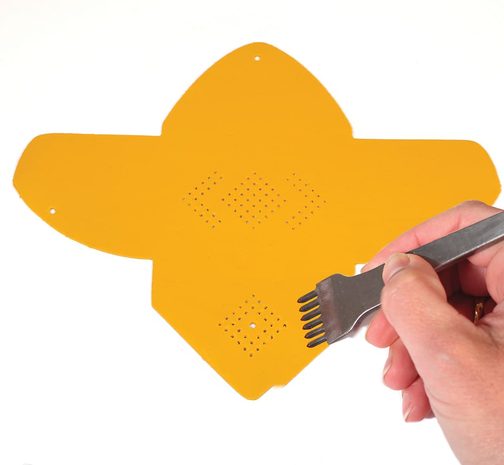 Lot De 4 Perforateurs à Griffes Pour Cuir – 1, 2, 4 Et 6 Dents – Outils De Couture DIY En Acier Robuste