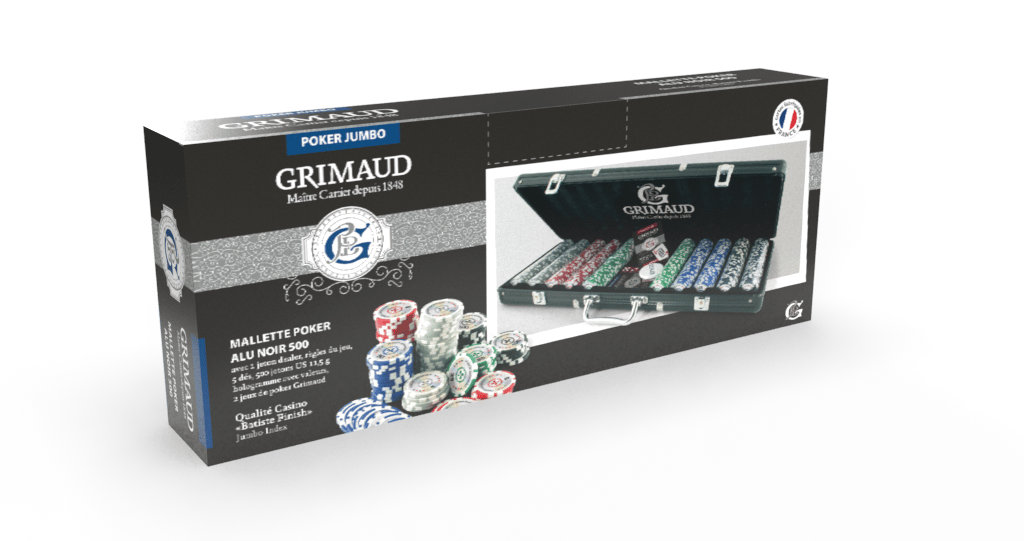Grimaud Poker Junior – Kinderspiel Ab 6 Jahren, Vereinfachte Regeln, Für 2–6 Spieler, Spieldauer Ca. 20 Min., Made In France