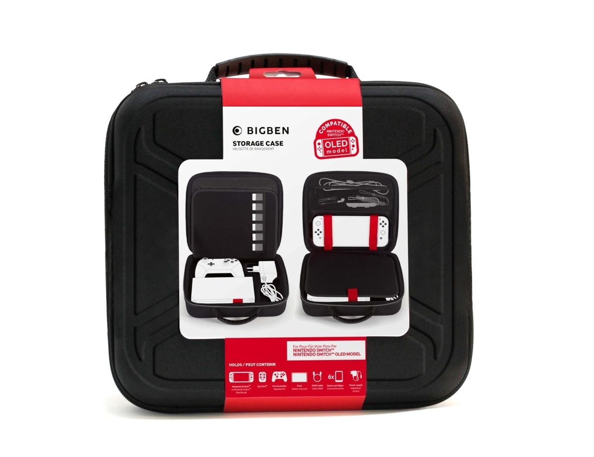 Étui de rangement de transport pour Nintendo Switch et Switch modèle OLED, étui de transport portable à protection complète, Gris - Informatique Étui de rangement de transport pour Nintendo Switch et Switch modèle OLED, étui de transport portable à protection complète, Gris - Informatique