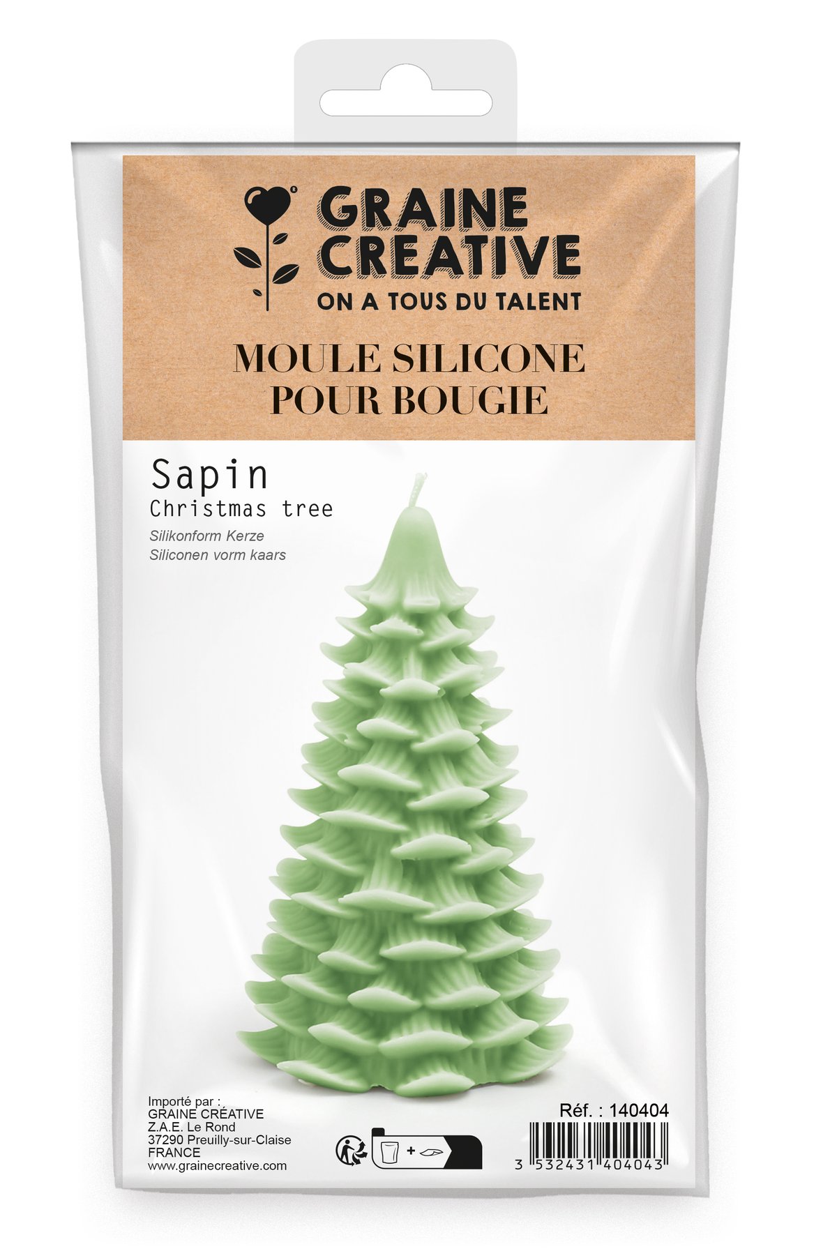 Moule Silicone Maison De Noël - Pour Bougies, Résine, Plâtre, Décoration Festive (11x12,1x8,3 Cm)