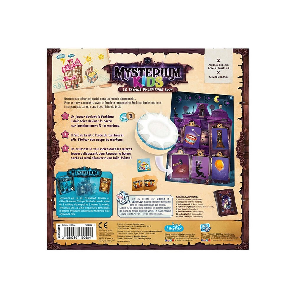 Asmodee - Libellud | Mysterium Kids: Il tesoro del capano | WhichOne