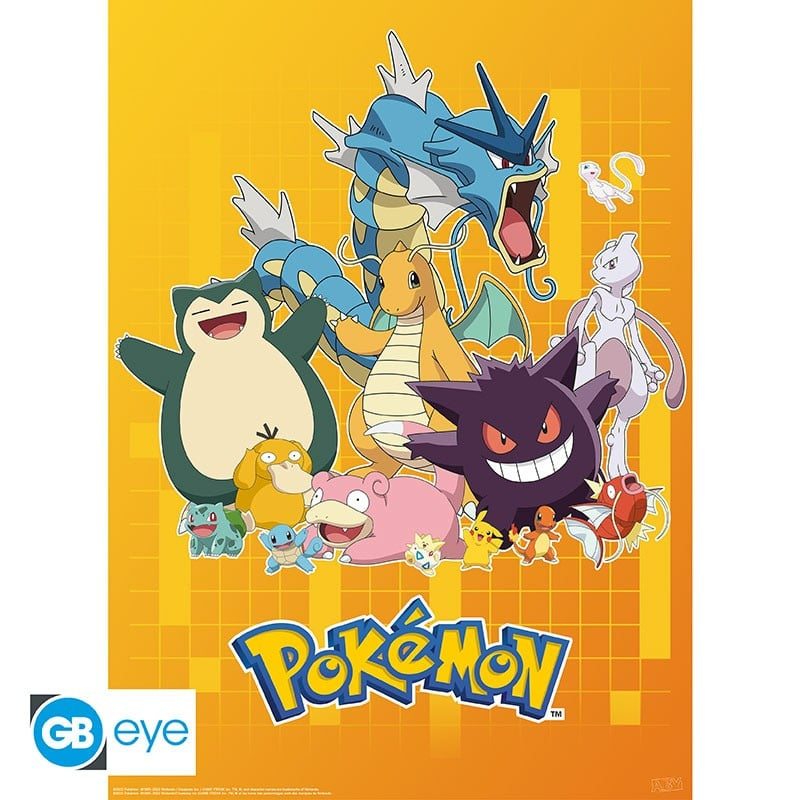 Poster Pokémon Moves - Papier Glacé - 91x61cm