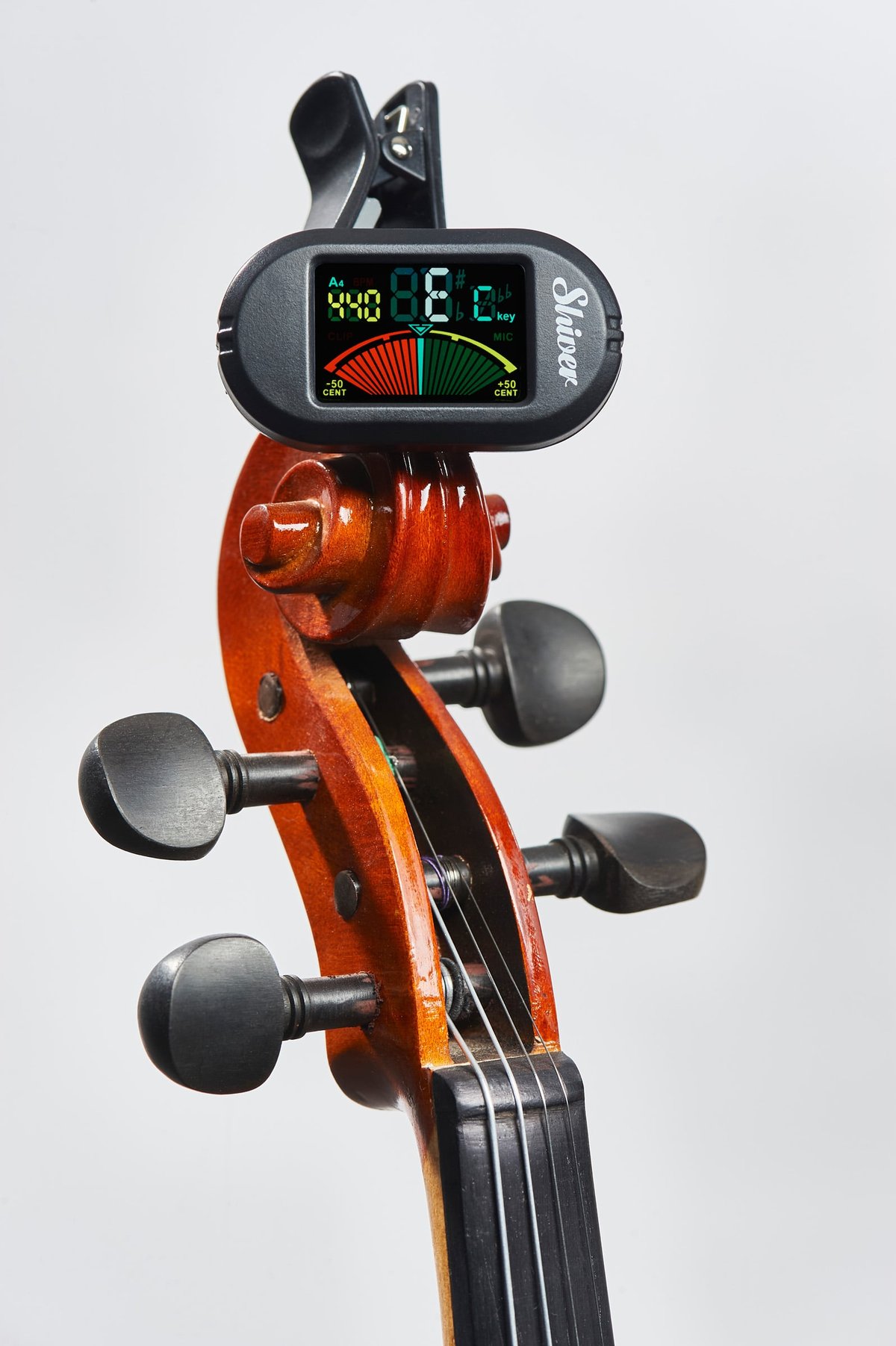 Sunydog Accordeur à Clip Pour Instruments à Vent - 3000 W - Modes MIC Et Clip Pour Saxophone, Clarinette, Trompette, Flûte