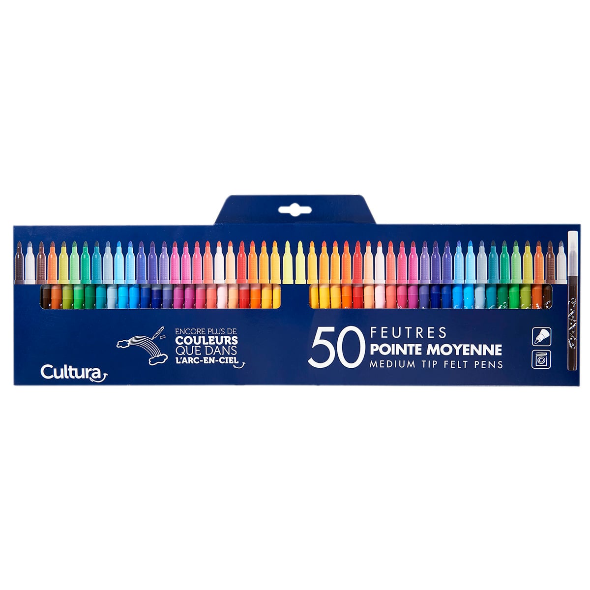 Feutres BIC Kids Visa - Pack De 12 - Ultra Lavables - Pointe Moyenne - Pour Enfants Dès 5 Ans