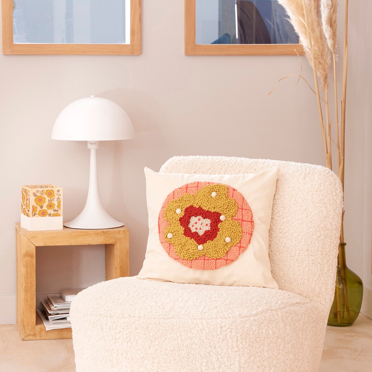 Pandahall - Lot De 50 Perles Rondes En Bois - 8 Mm - Colorées