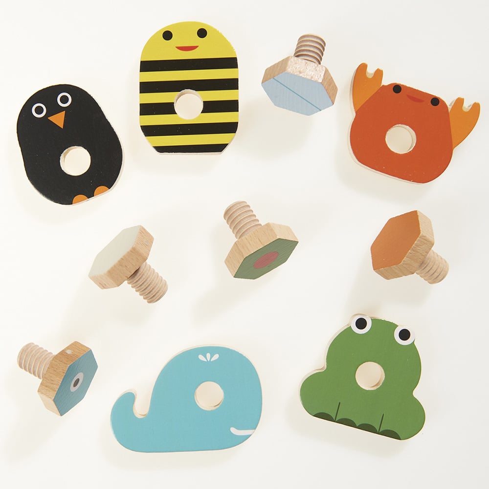 Petits animaux a visser- Jeux d'éveil | Cultura