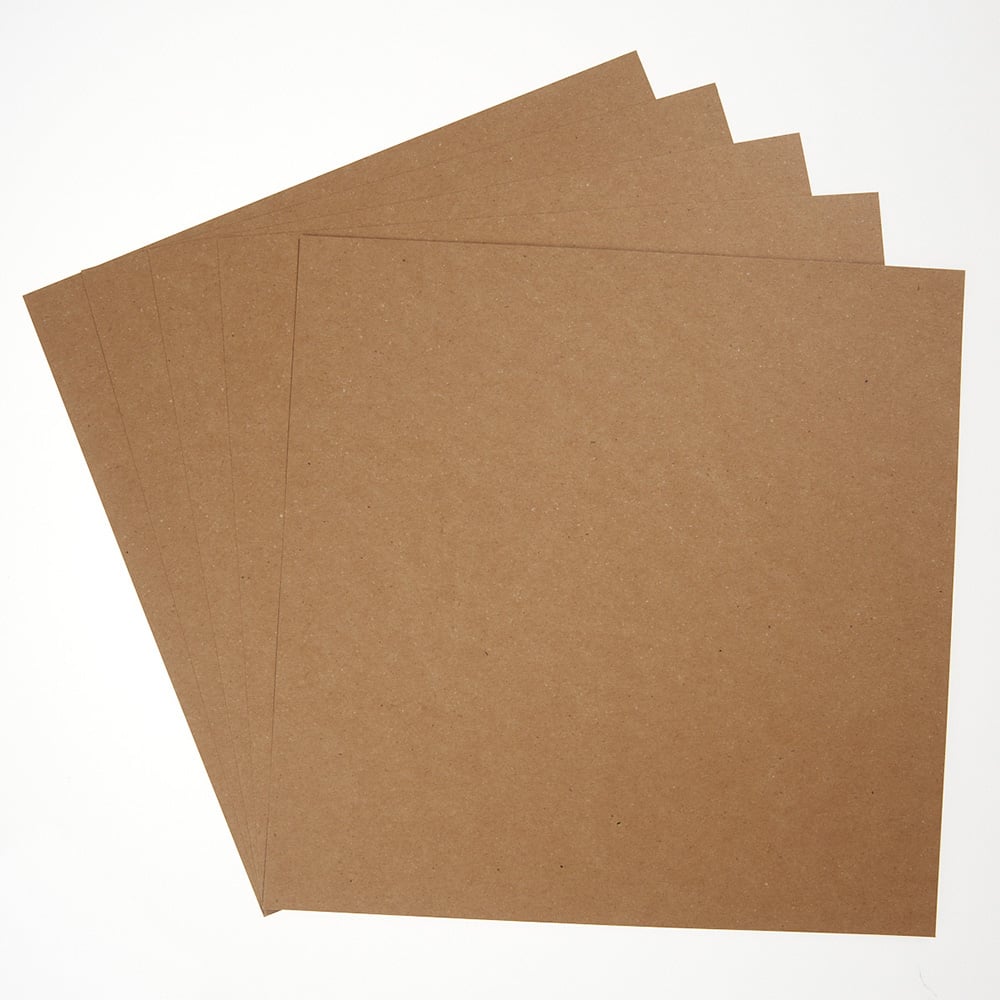 50 Feuilles Papier Kraft A4 150g/m² - Papier Craft Brun Pour Impression, Bricolage, Invitations Et Menus