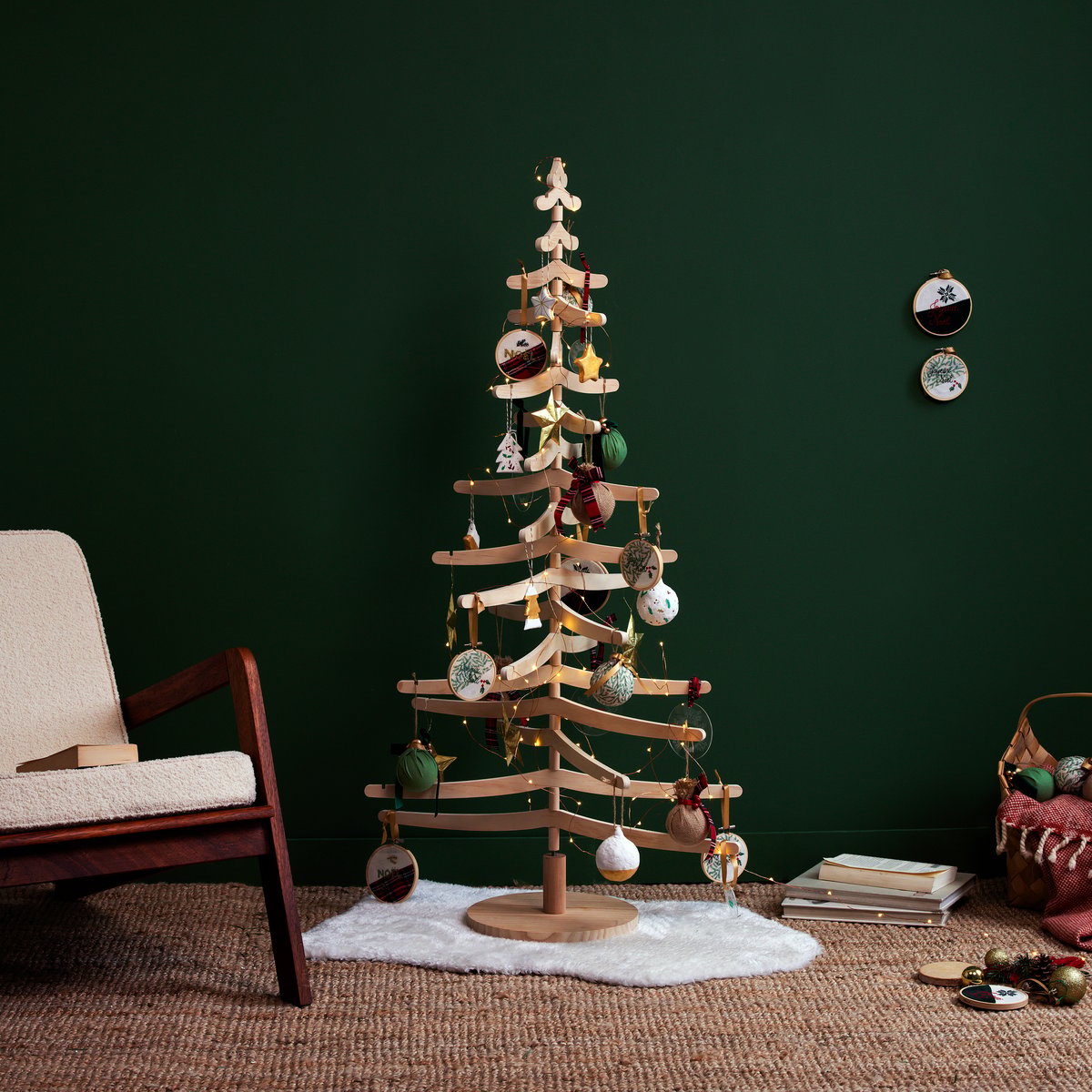 Lot De 9 Emporte-pièces De Noël Sur Cintre De Rangement Emporte-pièces