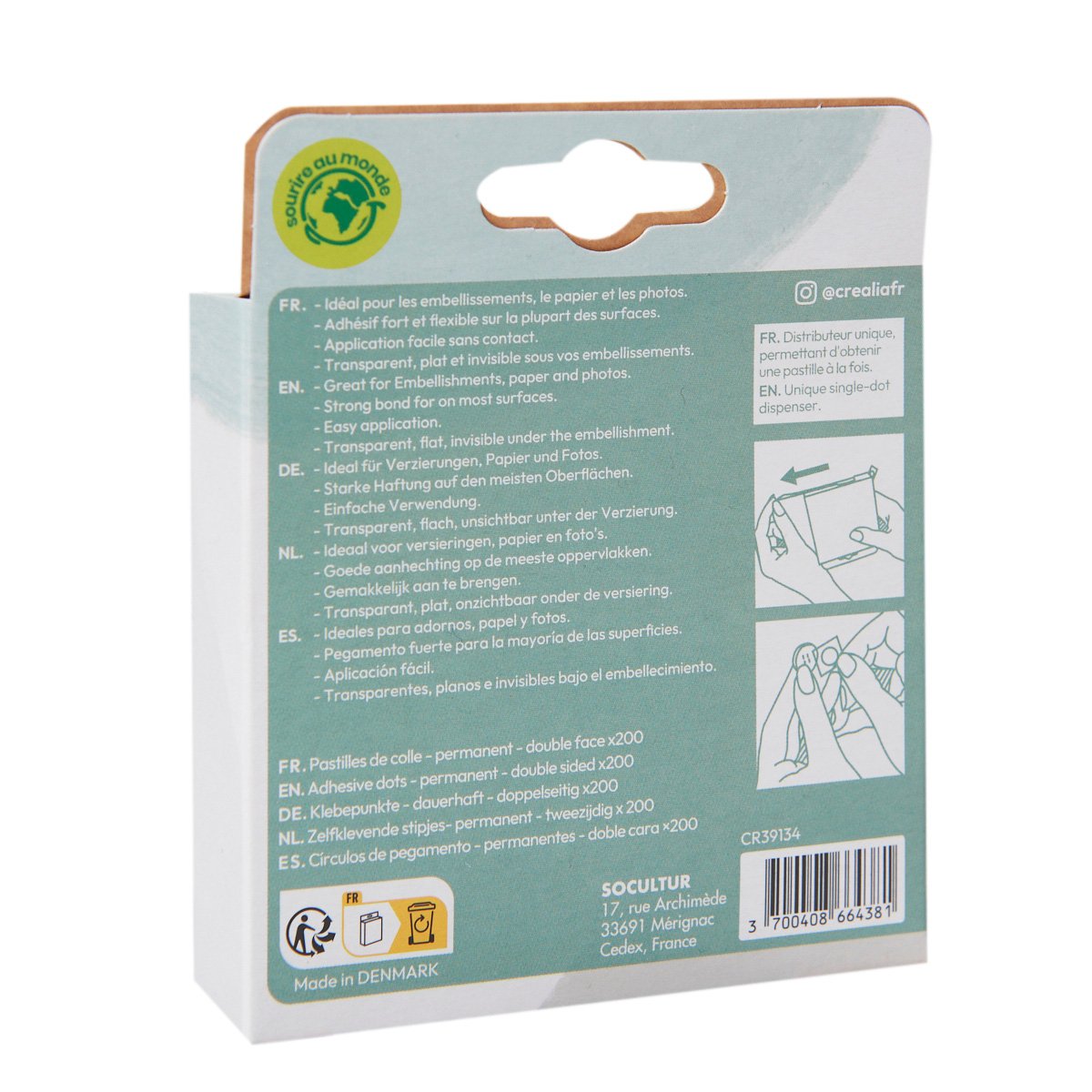 Pastilles Velcro Transparentes - Éveil des petits Pastilles Velcro Transparentes - Éveil des petits