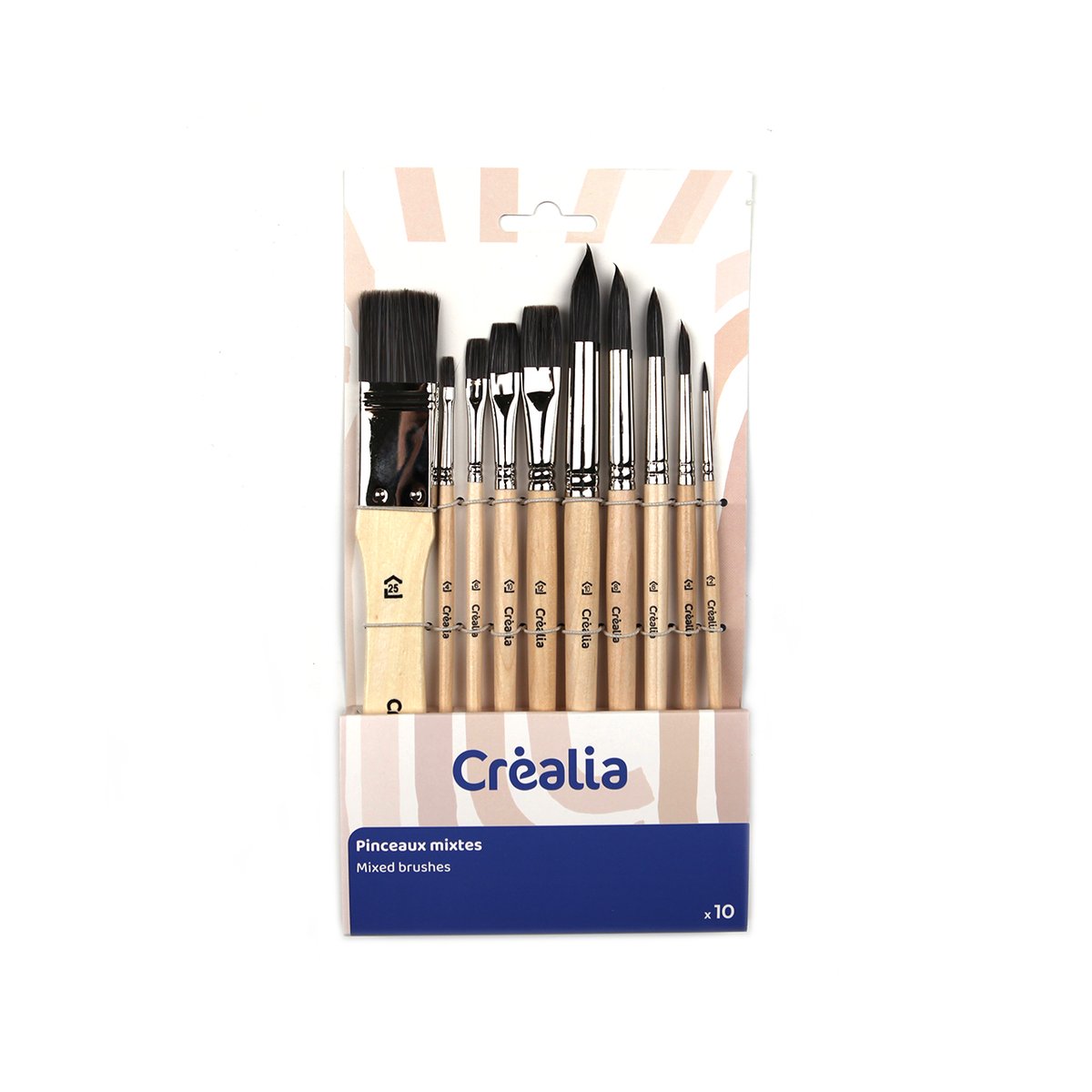 Lot De 5 Pinceaux Professionnels Sans Perte De Poils - 5 Pièces