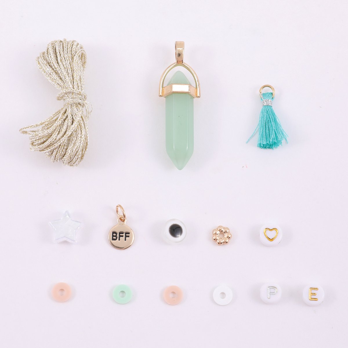 HAAMIIQII Lot De 60 Perles Rondes En Pierre Précieuse œil De