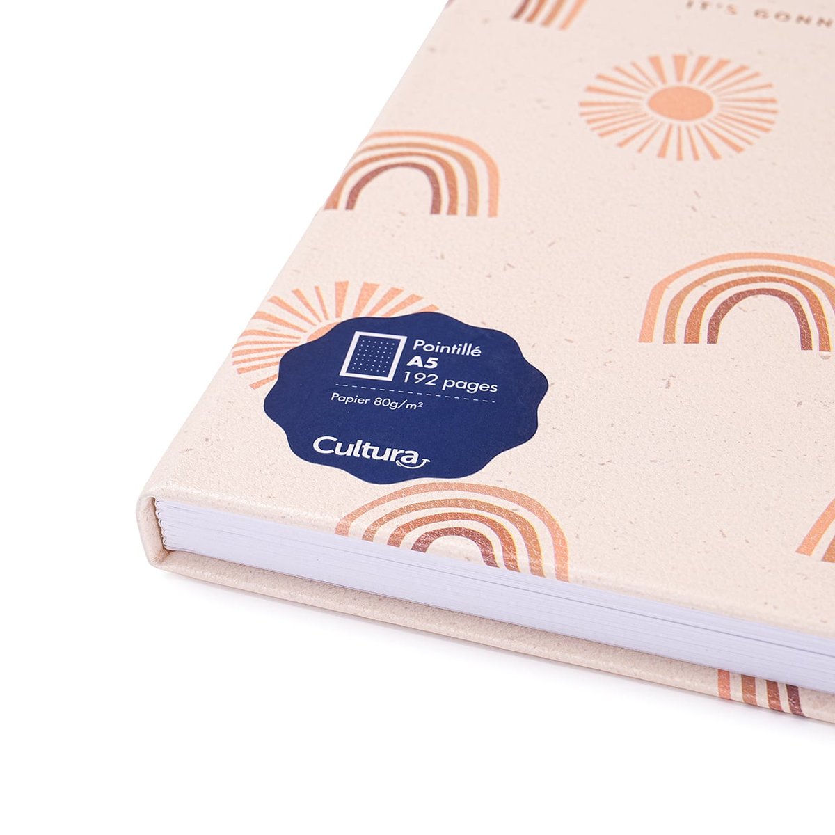 ZCZN Lot De 12 Cahiers A5 Lignés Dos Arc-en-Ciel - Carnets Kraft 60 Pages Pour École, Bureau Et Voyage