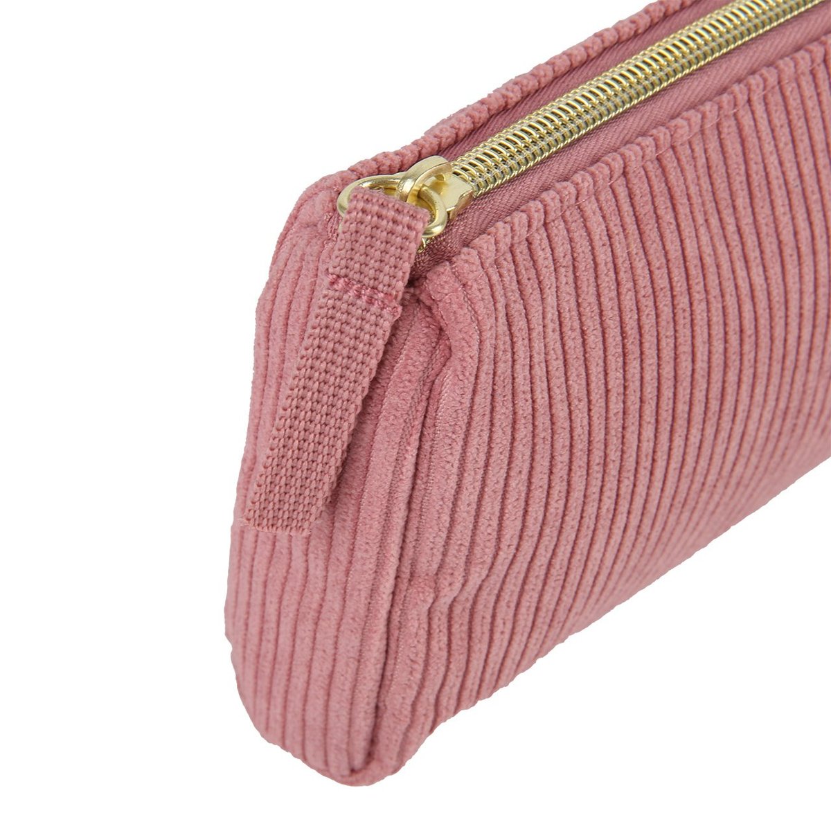 NVOQILIN Trousse à Crayons En Velours Côtelé Avec Fermeture éclair - Motif Floral - Pour étudiant Et école