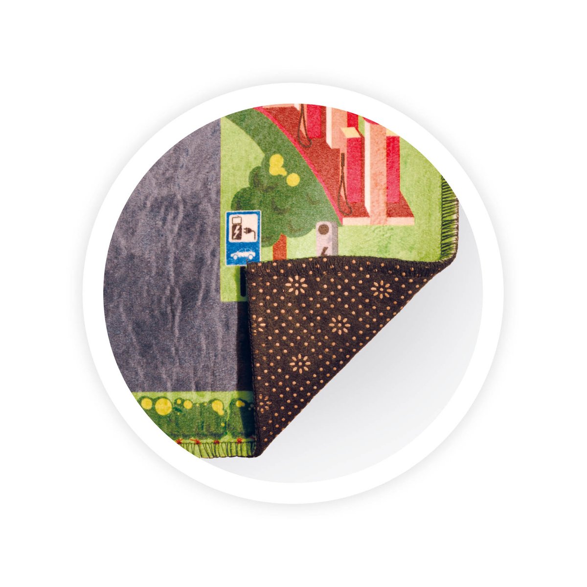 Tapis Pour Enfants Tapis De Rue Tapis De Jeu Voiture Rue Ville Chambre D'enfant