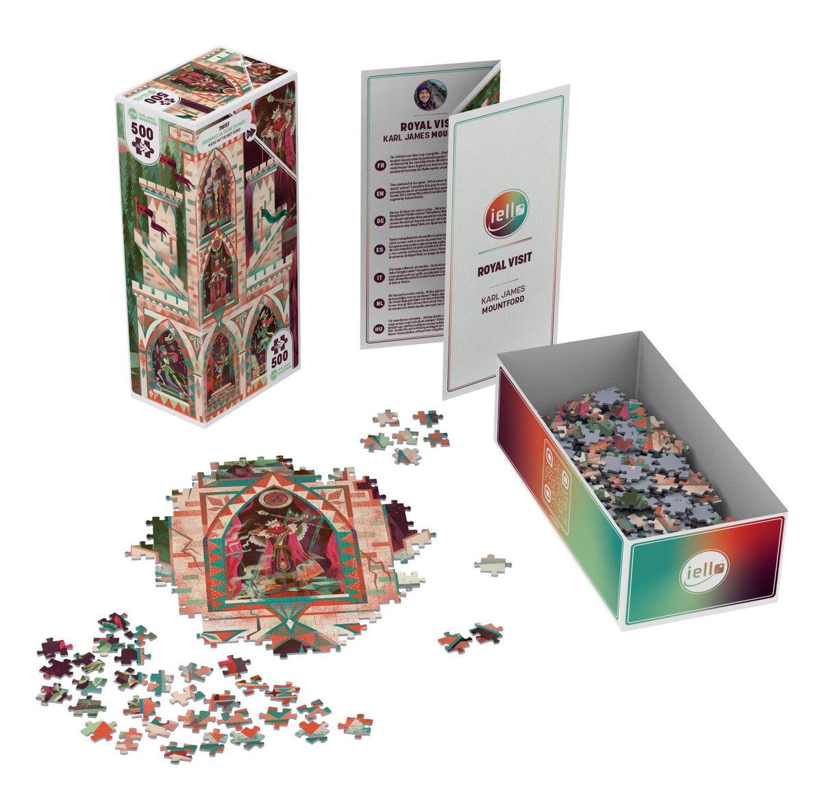 Puzzle Druon Tendresse L'Intrépide 500 Pièces Neuf, Puzzle Passion Carton