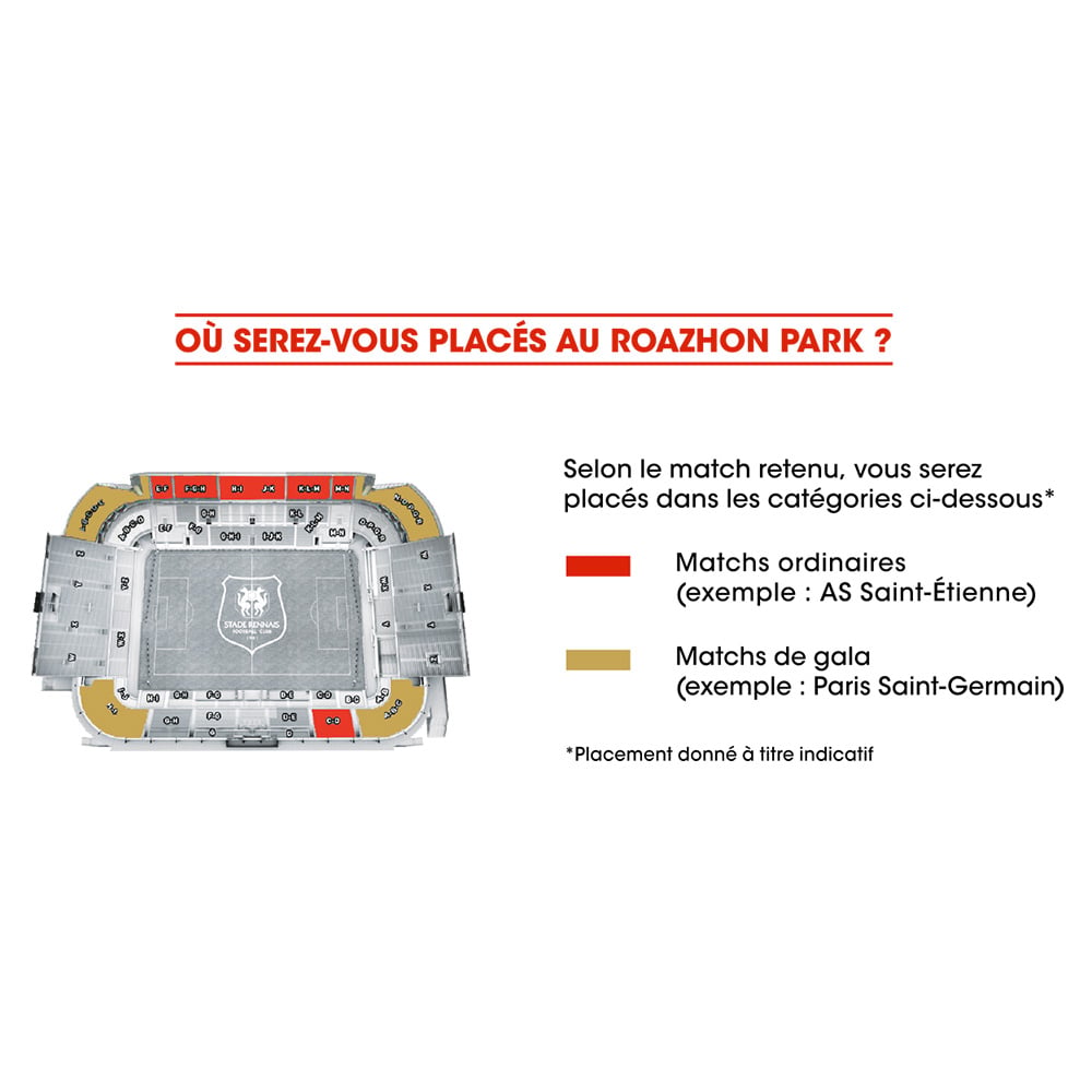 Coffret Cadeau Tick&Box – Stade Rennais – 2 Places Pour Un Match Au Choix – Valable 24 Mois
