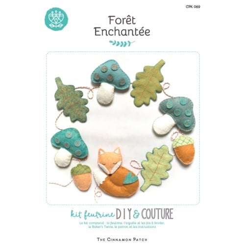 Activité Manuelle Feutre Kit Couture Enfant 10 Animaux Forêt