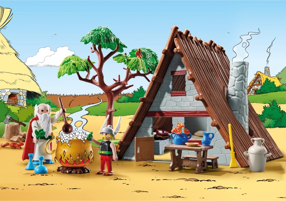Astérix : La hutte d'Abraracourcix - Les Boites Bleues