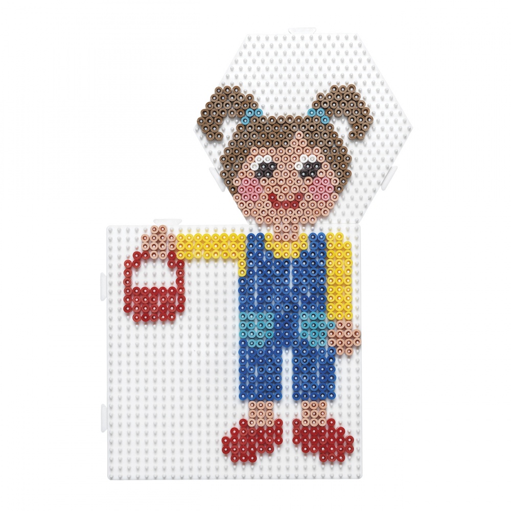 Hoshisea 8 Plaques De Perles Enfichables Transparentes (Hexagone) – Pour Perles à Repasser – DIY Créatif à Partager
