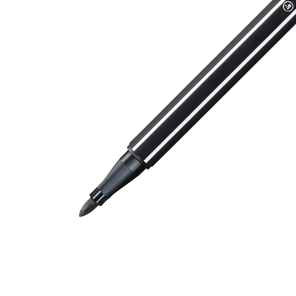 Feutres Dessin STABILO PEN 68 - Pointe 1mm, Noir, Encre À Base D'eau - Lot De 3