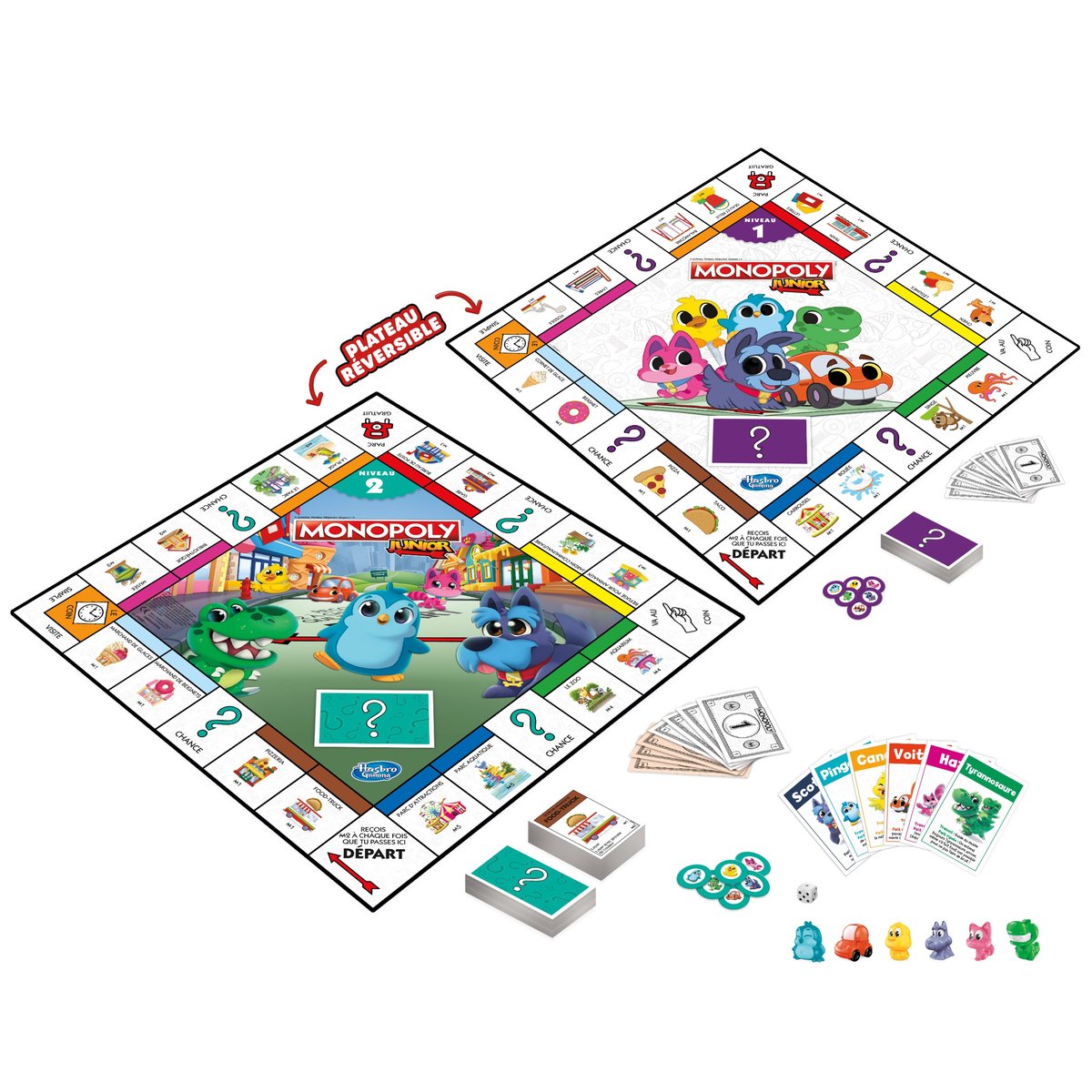 Jeu De Société Monopoly Standard Français HASBRO - Complet, En Très Bon état - Livraison Gratuite