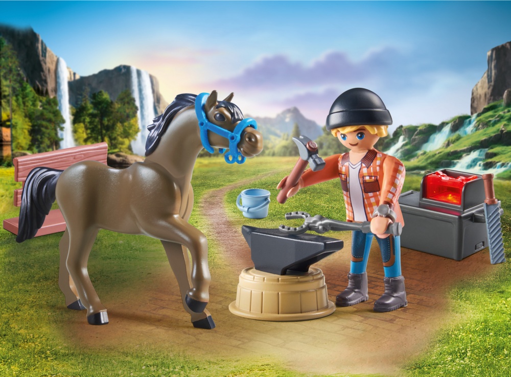 Cavalière et cheval Playmobil avec monitrice - Jouet Cheval Cavalière et cheval Playmobil avec monitrice - Jouet Cheval